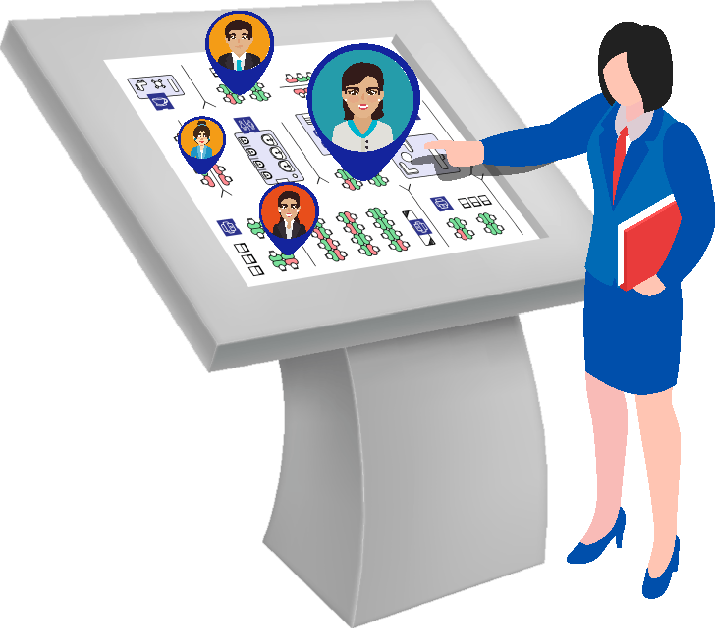 Search resources on kiosk